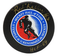 Red Kelly Signed Hall of Fame Logo Hockey Puck w/HOF'69 - KELPUC402 - Red Kelly Signed Hall of Fame Logo Hockey Puck w/HOF'69 product image