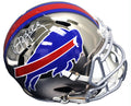 Jim Kelly Signed Buffalo Bills Chrome Ridell Full Size Replica Helmet - KELREP304 - Jim Kelly Signed Buffalo Bills Chrome Ridell Full Size Replica Helmet product image