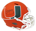 Jim Kelly Signed Miami Hurricanes AMP Alternate Series Riddell Speed Full Size Replica Helmet - KELREP306 - Jim Kelly Signed Miami Hurricanes AMP Alternate Series Riddell Speed Full Size Replica Helmet product image