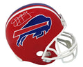 Jim Kelly Signed Bills Throwback Riddell Full Size Replica Helmet - KELREP307 - Jim Kelly Signed Bills Throwback Riddell Full Size Replica Helmet product image