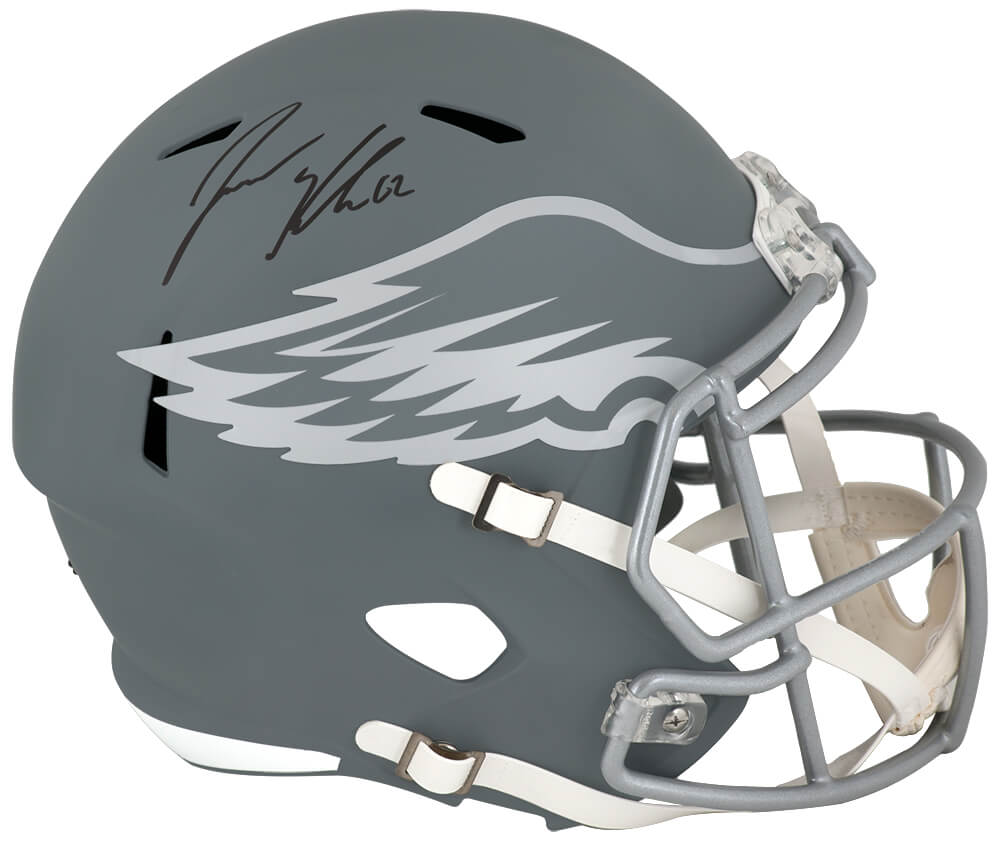 Jason Kelce Signed Philadelphia Eagles SLATE Riddell Full Size Speed Replica Helmet - KELREP350 - Jason Kelce Signed Philadelphia Eagles SLATE Riddell Full Size Speed Replica Helmet product image