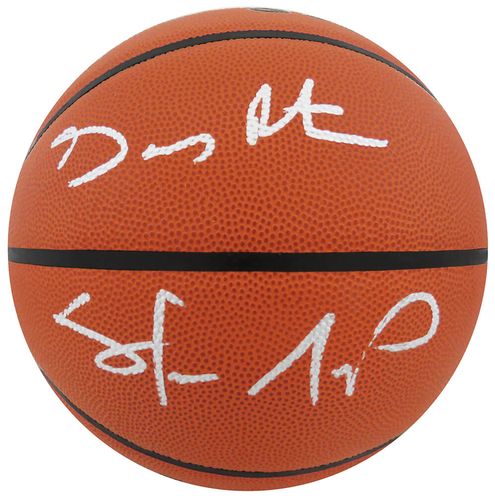Gary Payton & Shawn Kemp Dual Signed Wilson Indoor/Outdoor NBA Basketball - KEMBSK230 - Gary Payton & Shawn Kemp Dual Signed Wilson Indoor/Outdoor NBA Basketball product image