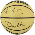 Gary Payton & Shawn Kemp Signed Wilson GOLD NBA Basketball - KEMBSK232 - Gary Payton & Shawn Kemp Signed Wilson GOLD NBA Basketball product image