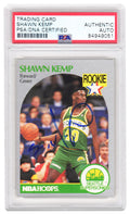 Shawn Kemp Signed Seattle Supersonics 1990 NBA Hoops Rookie Basketball Card #279 - (PSA Encapsulated) - KEMCAR203 - Shawn Kemp Signed Seattle Supersonics 1990 NBA Hoops Rookie Basketball Card #279 - (PSA Encapsulated) product image