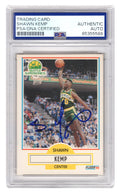 Shawn Kemp Signed Supersonics 1990 Fleer Rookie Basketball Card #178 - (PSA Encapsulated) - KEMCAR207 - Shawn Kemp Signed Supersonics 1990 Fleer Rookie Basketball Card #178 - (PSA Encapsulated) product image