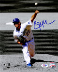 Clayton Kershaw Signed Los Angeles Dodgers Pitching Spotlight 8x10 Photo - KER08P100 - Clayton Kershaw Signed Los Angeles Dodgers Pitching Spotlight 8x10 Photo product image