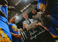 Steve Kerr Signed Golden State Warriors Coaching Team Huddle 16x20 Photo w/Strength In Numbers - KER16P206 - Steve Kerr Signed Golden State Warriors Coaching Team Huddle 16x20 Photo w/Strength In Numbers product image
