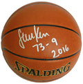 Steve Kerr Signed Spalding NBA Indoor/Outdoor Basketball w/73-9, 2016 - KERBSK205 - Steve Kerr Signed Spalding NBA Indoor/Outdoor Basketball w/73-9, 2016 product image