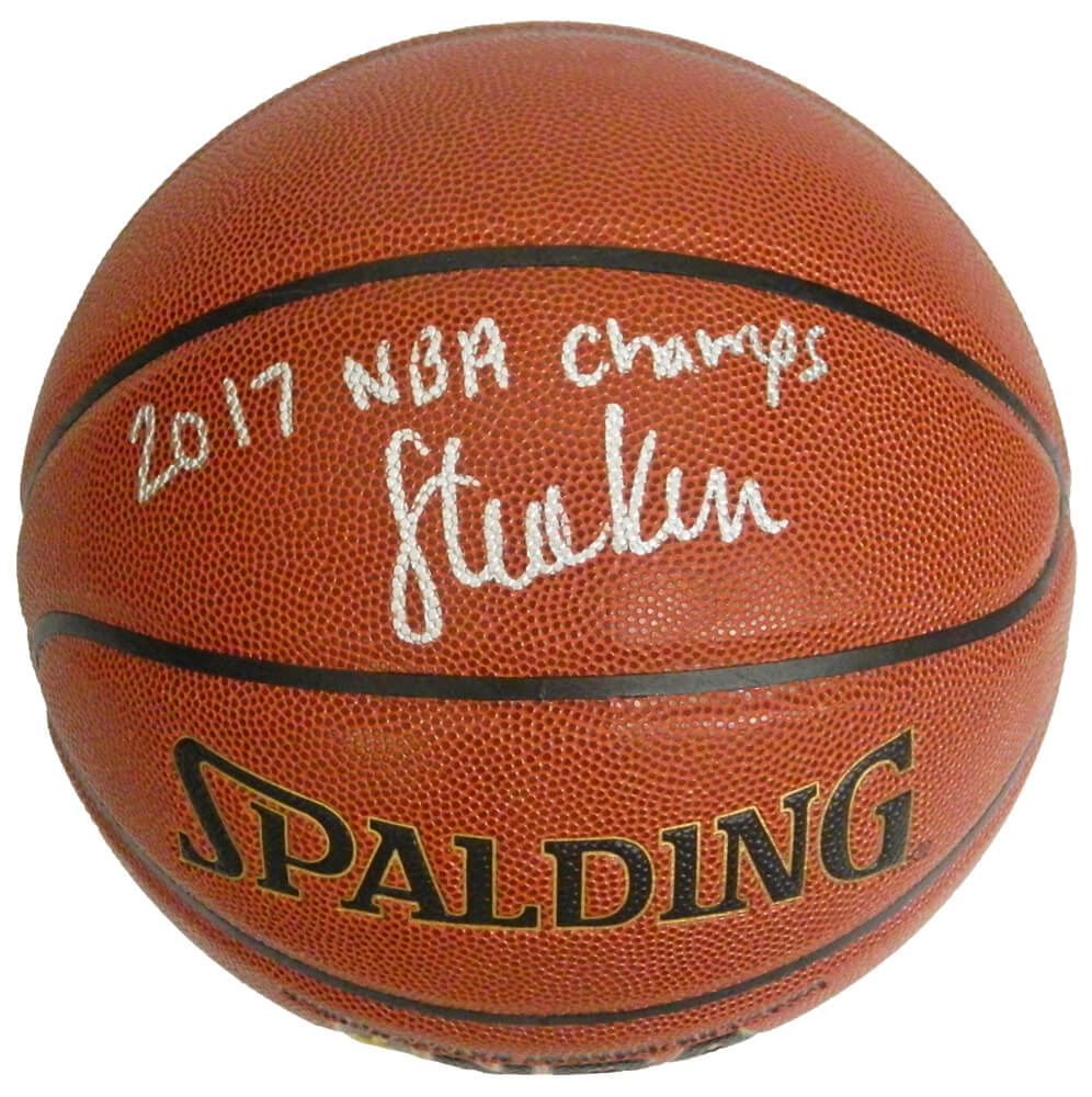 Steve Kerr Signed Spalding NBA Indoor/Outdoor Basketball w/2017 NBA Champs - KERBSK208 - Steve Kerr Signed Spalding NBA Indoor/Outdoor Basketball w/2017 NBA Champs product image