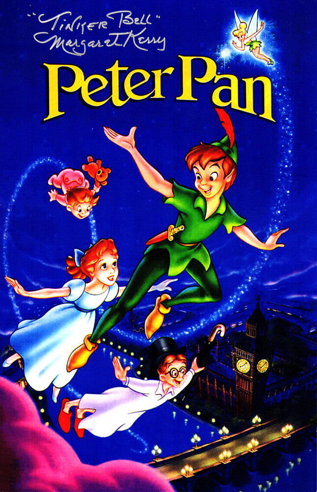 Margaret Kerry Signed Peter Pan 11x17 Movie Poster w/Tinker Bell - KERPST500 - Margaret Kerry Signed Peter Pan 11x17 Movie Poster w/Tinker Bell product image