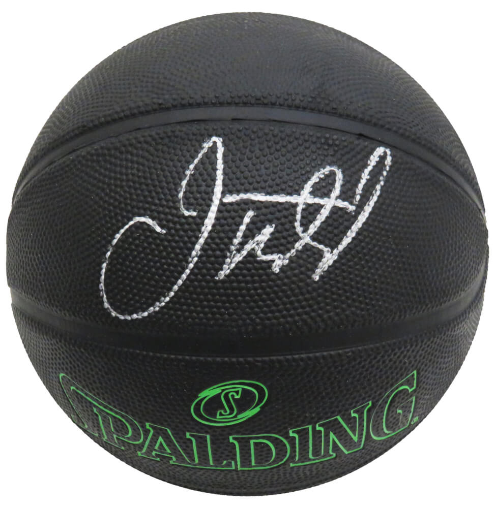 Jason Kidd Signed Splading Phantom Black With Green Lettering NBA Basketball - KIDBSK201 - Jason Kidd Signed Splading Phantom Black With Green Lettering NBA Basketball product image