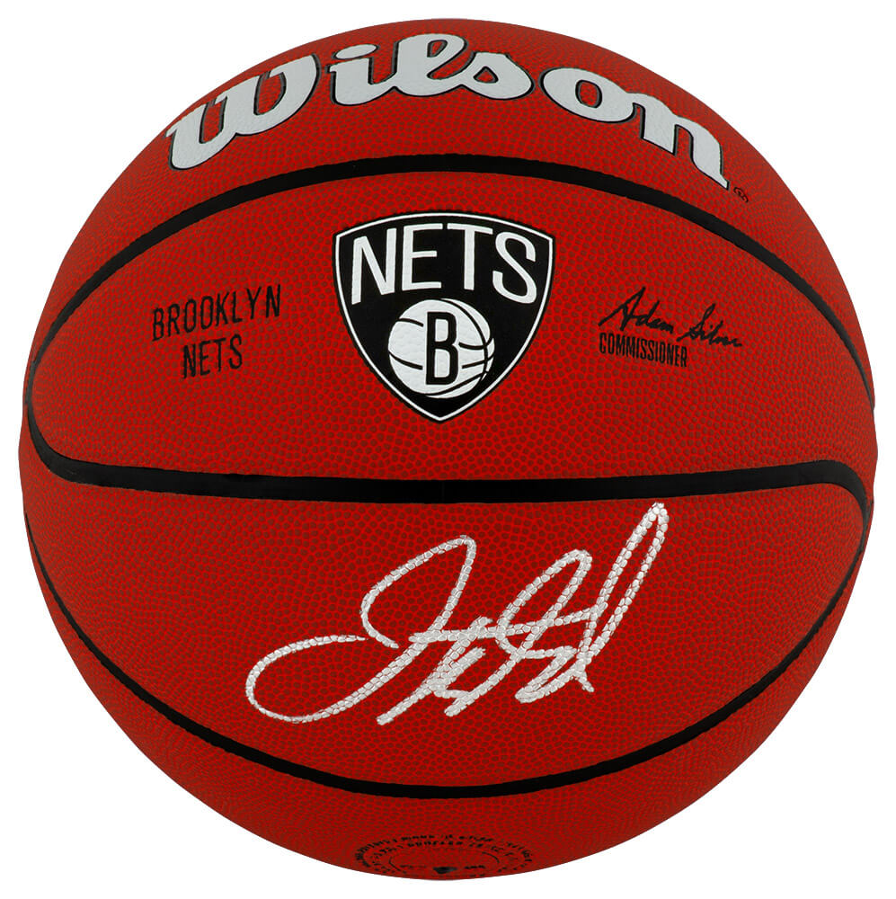 Jason Kidd Signed Brooklyn Nets Logo Wilson NBA Basketball - KIDBSK204 - Jason Kidd Signed Brooklyn Nets Logo Wilson NBA Basketball product image