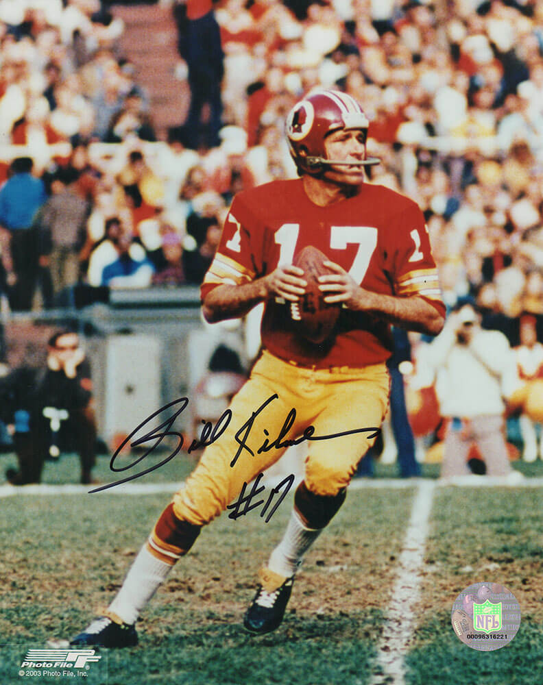 Billy Kilmer Signed Washigton Football Team Red Jersey Action 8x10 Photo - KIL08P301TW - Billy Kilmer Signed Washigton Football Team Red Jersey Action 8x10 Photo product image