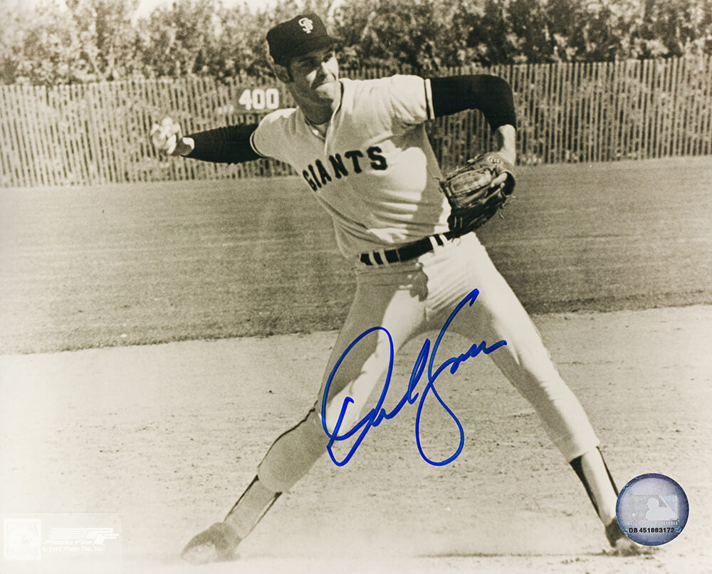 Dave Kingman Signed San Francisco Giants B&W Fielding 8x10 Photo - KIN08P101 - Dave Kingman Signed San Francisco Giants B&W Fielding 8x10 Photo product image