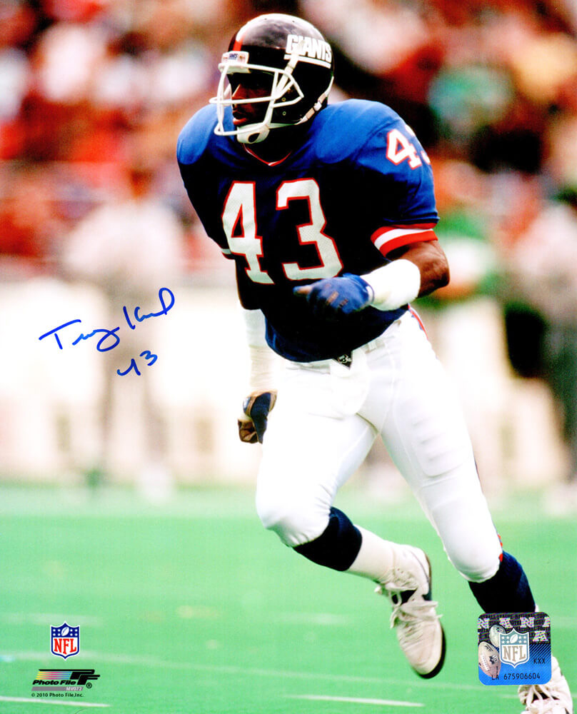 Terry Kinard Signed New York Giants Action 8x10 Photo - KIN08P300 - Terry Kinard Signed New York Giants Action 8x10 Photo product image