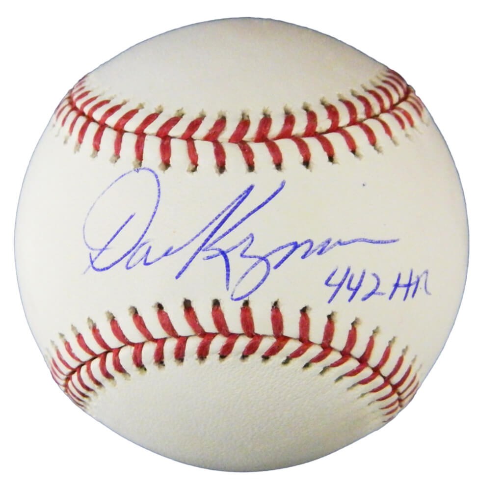 Dave Kingman Signed Rawlings Official MLB Baseball w/442 HR - KINBSB101 - Dave Kingman Signed Rawlings Official MLB Baseball w/442 HR product image