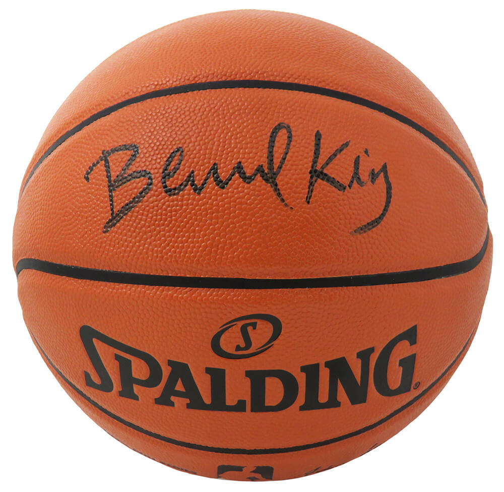 Bernard King Signed Spalding Game Series Replica NBA Basketball - KINBSK200 - Bernard King Signed Spalding Game Series Replica NBA Basketball product image