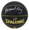 Bernard King Signed Spalding Elevation Black NBA Basketball - KINBSK201 - Bernard King Signed Spalding Elevation Black NBA Basketball product image