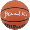 Bernard King Signed Wilson Indoor/Outdoor NBA Basketball - KINBSK208 - Bernard King Signed Wilson Indoor/Outdoor NBA Basketball product image