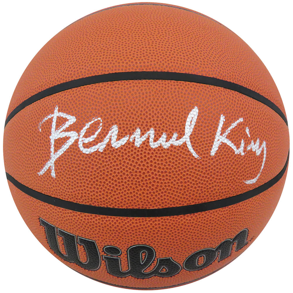 Bernard King Signed Wilson Indoor/Outdoor NBA Basketball - KINBSK208 - Bernard King Signed Wilson Indoor/Outdoor NBA Basketball product image
