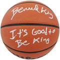 Bernard King Signed Wilson Indoor/Outdoor NBA Basketball w/It's Good To Be King - KINBSK209 - Bernard King Signed Wilson Indoor/Outdoor NBA Basketball w/It's Good To Be King product image