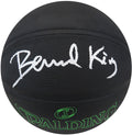 Bernard King Signed Spalding Phantom Black NBA Basketball - KINBSK210 - Bernard King Signed Spalding Phantom Black NBA Basketball product image