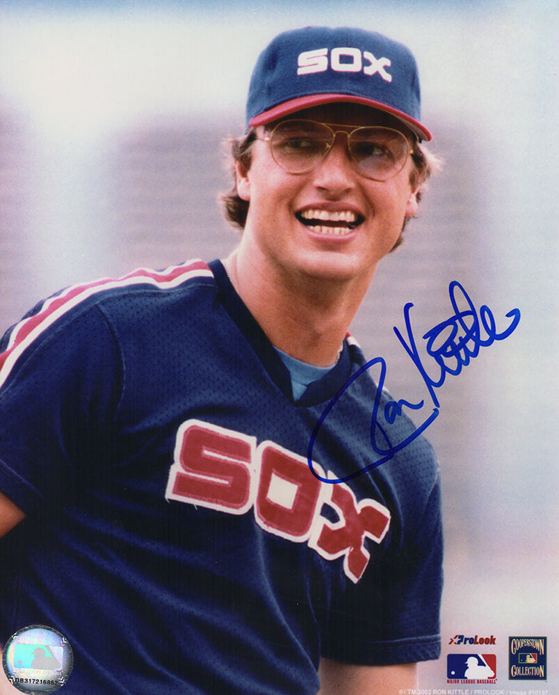 Ron Kittle Signed Chicago White Sox Navy Jersey Close Up 8x10 Photo - KIT08P101 - Ron Kittle Signed Chicago White Sox Navy Jersey Close Up 8x10 Photo product image