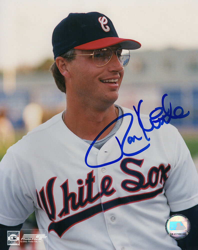 Ron Kittle Signed Chicago White Sox White Jersey Close Up 8x10 Photo - KIT08P102 - Ron Kittle Signed Chicago White Sox White Jersey Close Up 8x10 Photo product image