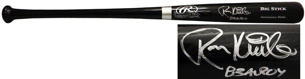 Ron Kittle Signed Rawlings Black Big Stick Bat w/83 AL ROY - KITBAT100 - Ron Kittle Signed Rawlings Black Big Stick Bat w/83 AL ROY product image