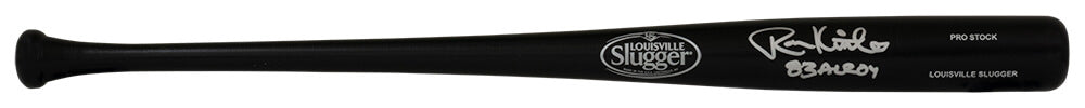 Ron Kittle Signed Louisville Slugger Pro Stock Black Baseball Bat w/83 AL ROY - KITBAT102 - Ron Kittle Signed Louisville Slugger Pro Stock Black Baseball Bat w/83 AL ROY product image