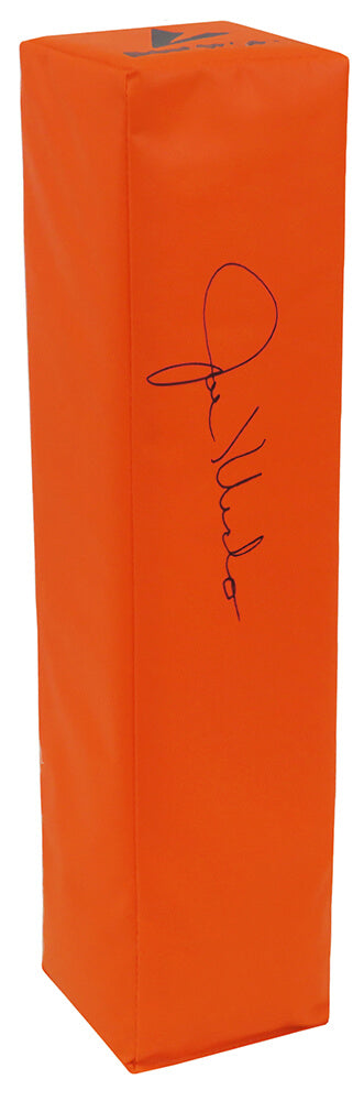 Joe Klecko Signed BSN Orange Football Endzone Pylon - KLEPYL300 - Joe Klecko Signed BSN Orange Football Endzone Pylon product image