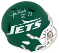 Joe Klecko Signed New York Jets Green Throwback Riddell Full Size Speed Replica Helmet w/HOF'23 - KLEREP300 - Joe Klecko Signed New York Jets Green Throwback Riddell Full Size Speed Replica Helmet w/HOF'23 product image