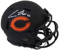 Cole Kmet Signed Chicago Bears Eclipse Black Matte Riddell Speed Mini Helmet - KMEMIN300 - Cole Kmet Signed Chicago Bears Eclipse Black Matte Riddell Speed Mini Helmet product image
