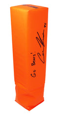Cole Kmet Signed Orange Endzone Football Pylon w/Go Bears - KMEPYL300 - Cole Kmet Signed Orange Endzone Football Pylon w/Go Bears product image