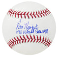 Ray Knight Signed Rawlings Official MLB Baseball w/1986 WS MVP - KNIBSB100 - Ray Knight Signed Rawlings Official MLB Baseball w/1986 WS MVP product image