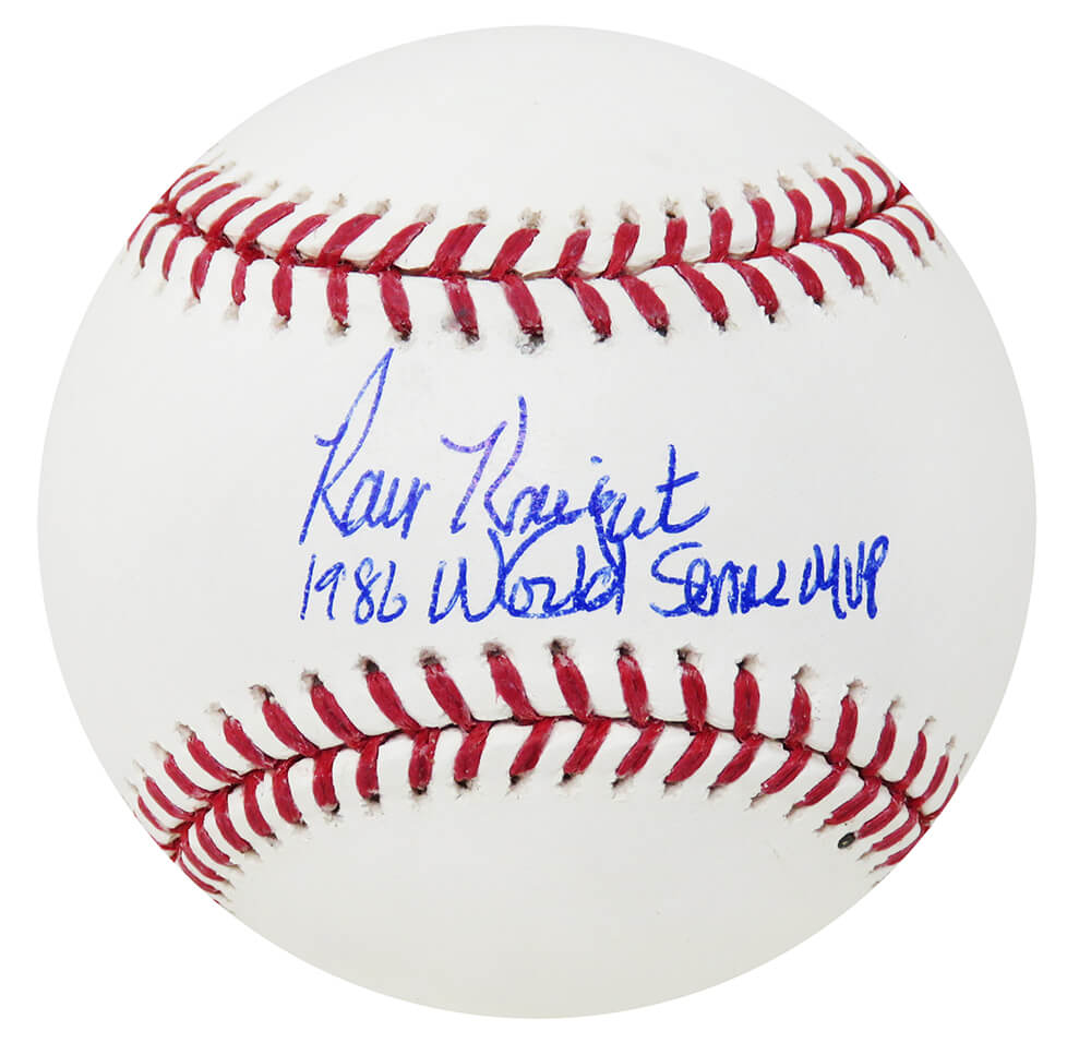 Ray Knight Signed Rawlings Official MLB Baseball w/1986 WS MVP - KNIBSB100 - Ray Knight Signed Rawlings Official MLB Baseball w/1986 WS MVP product image