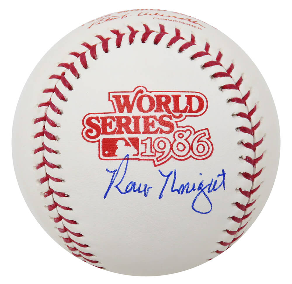 Ray Knight Signed Rawlings 1986 World Series (New York Mets) Baseball - KNIBSB103 - Ray Knight Signed Rawlings 1986 World Series (New York Mets) Baseball product image