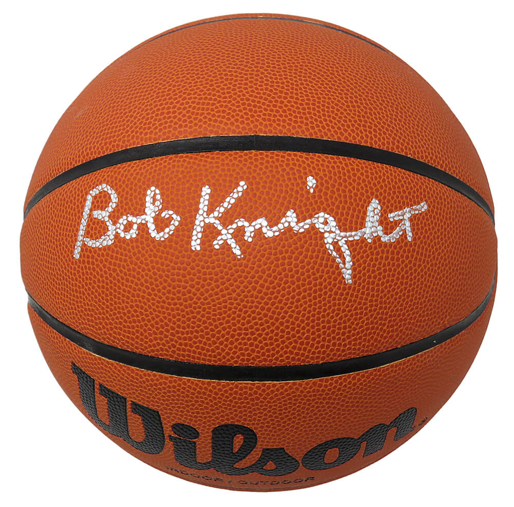 Bobby Knight Signed Wilson NCAA College Basketball - KNIBSK215 - Bobby Knight Signed Wilson NCAA College Basketball product image