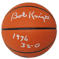 Bobby Knight Signed Wilson NCAA College Basketball w/1976, 32-0 - KNIBSK216 - Bobby Knight Signed Wilson NCAA College Basketball w/1976, 32-0 product image