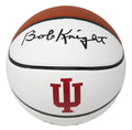 Bobby Knight Signed Indiana Hoosiers Baden White Logo Basketball - KNIBSK217 - Bobby Knight Signed Indiana Hoosiers Baden White Logo Basketball product image