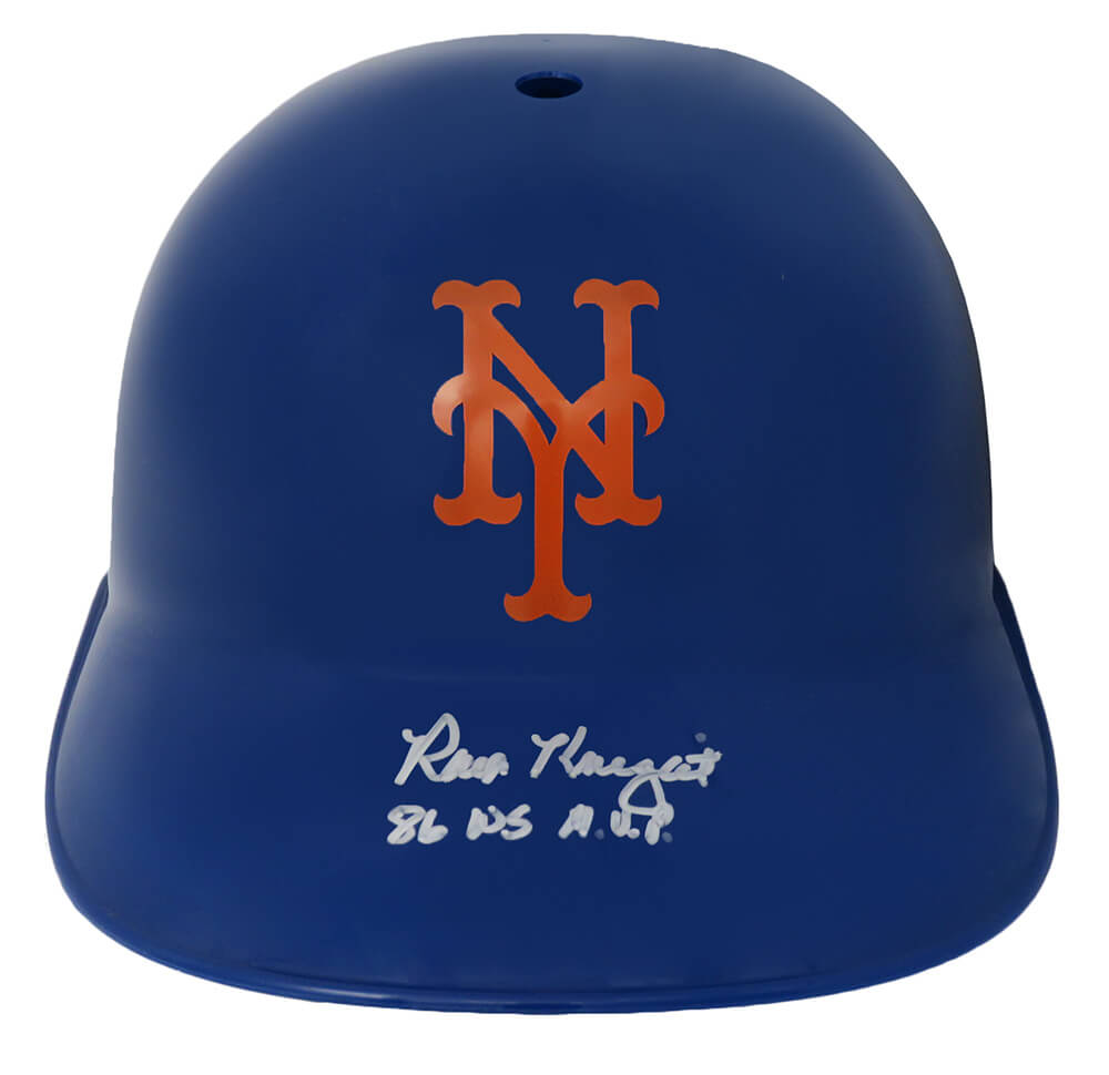 Ray Knight Signed New York Mets Replica Souvenir Batting Helmet w/86 WS MVP - KNIBTH100 - Ray Knight Signed New York Mets Replica Souvenir Batting Helmet w/86 WS MVP product image