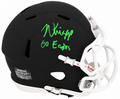 Noah Knigga Signed Black Riddell Black Speed Mini Helmet w/Go Eagles - KNIMIN301 - Noah Knigga Signed Black Riddell Black Speed Mini Helmet w/Go Eagles product image