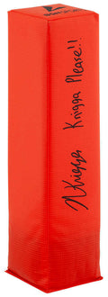 Noah Knigga Signed BSN Orange Football Endzone Pylon w/Knigga Please - KNIPYL300 - Noah Knigga Signed BSN Orange Football Endzone Pylon w/Knigga Please product image
