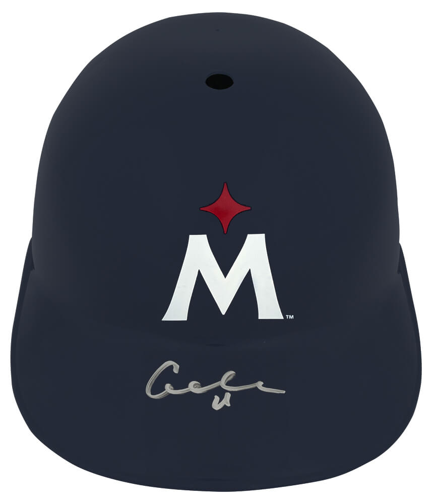 Chuck Knoblauch Signed Minnesota Twins Replica Souvenir Baseball Batting Helmet - KNOBTH101 - Chuck Knoblauch Signed Minnesota Twins Replica Souvenir Baseball Batting Helmet product image