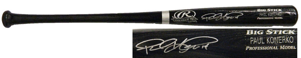 Paul Konerko Signed Rawlings Black Big Stick Name Engraved Bat - KONBAT102 - Paul Konerko Signed Rawlings Black Big Stick Name Engraved Bat product image