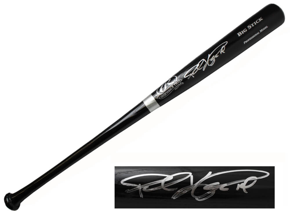 Paul Konerko Signed Rawlings Black Big Stick Bat - KONBAT103 - Paul Konerko Signed Rawlings Black Big Stick Bat product image
