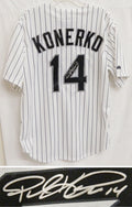 Paul Konerko Signed White Sox Majestic Pinstripe Replica Jersey - KONJRY101 - Paul Konerko Signed White Sox Majestic Pinstripe Replica Jersey product image