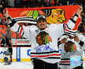 Tomas Kopecky Signed Chicago Blackhawks 2010 Stanley Cup Trophy 8x10 Photo - KOP08P400 - Tomas Kopecky Signed Chicago Blackhawks 2010 Stanley Cup Trophy 8x10 Photo product image