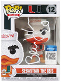 Bernie Kosar Signed University of Miami Sebastian The Ibis NCAA Mascot Funko Pop Doll #12 - KOSFUN300 - Bernie Kosar Signed University of Miami Sebastian The Ibis NCAA Mascot Funko Pop Doll #12 product image