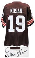 Bernie Kosar Signed Brown Custom Football Jersey - KOSJRY300 - Bernie Kosar Signed Brown Custom Football Jersey product image